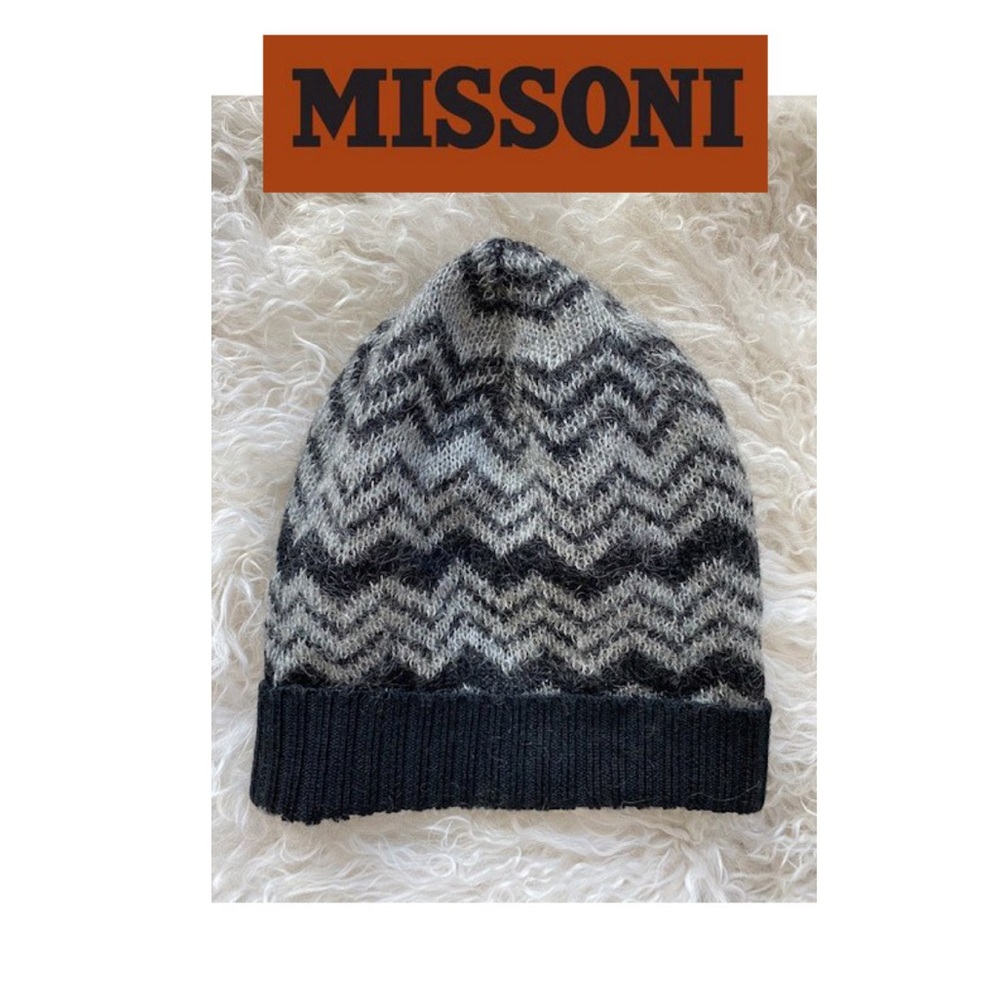 MISSONI chevron knit beanie
